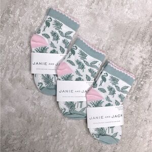 Janie and Jack size 24 months set of three pairs of socks